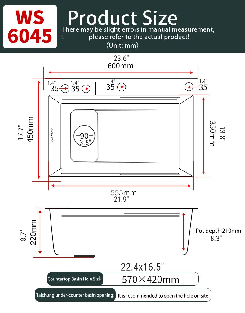 ULOVEHOUSE Stainless Steel Waterfall Sink 304 with Digital Display Multifunction Touch for Kitchen