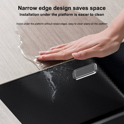 ULOVEHOUSE Nano-Embossed Honeycomb Stainless Steel Sink with Large Single Slot for Kitchen